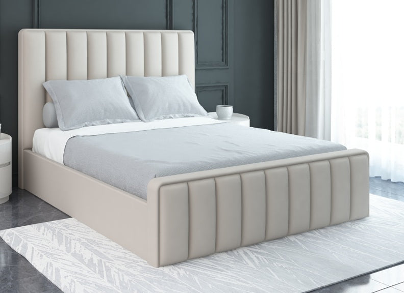 Mira 3 ft Upholstered Bed/Storage Bed – Luxury Upholstered Designer Bed Frame