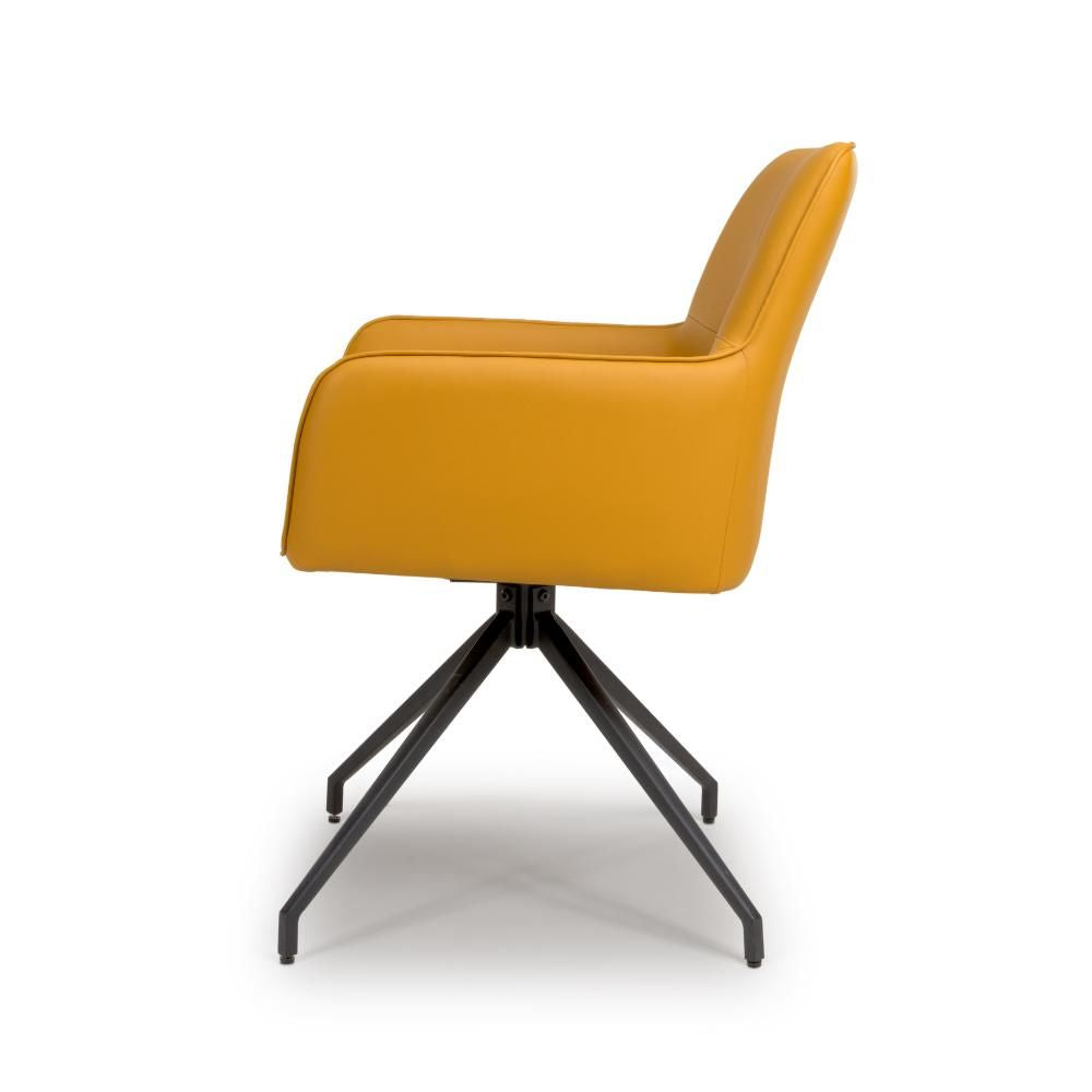 Nix Chair - Ochre - Set of 2 - Image 2