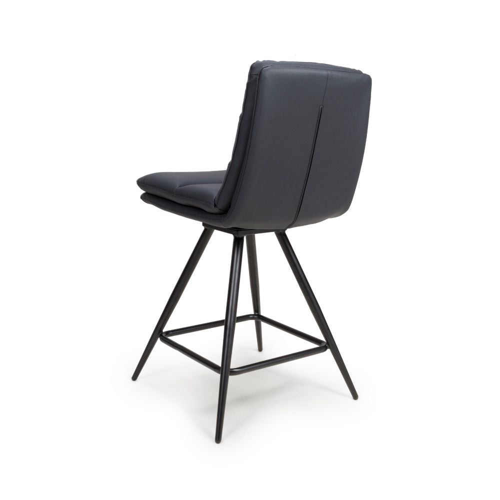 Nobo Swivel Counter Chair - Set of 2 - Black - Image 3