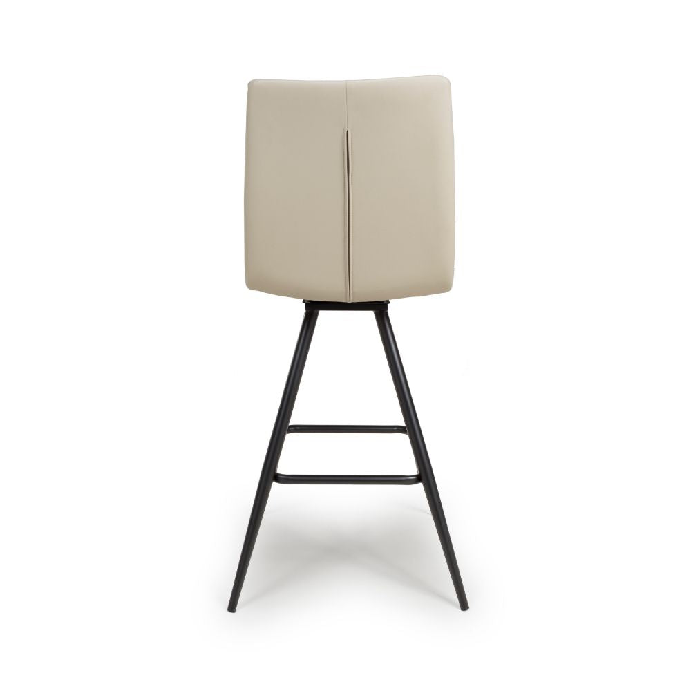 Nobo Swivel Counter Chair - Set of 2 - Taupe - Image 3