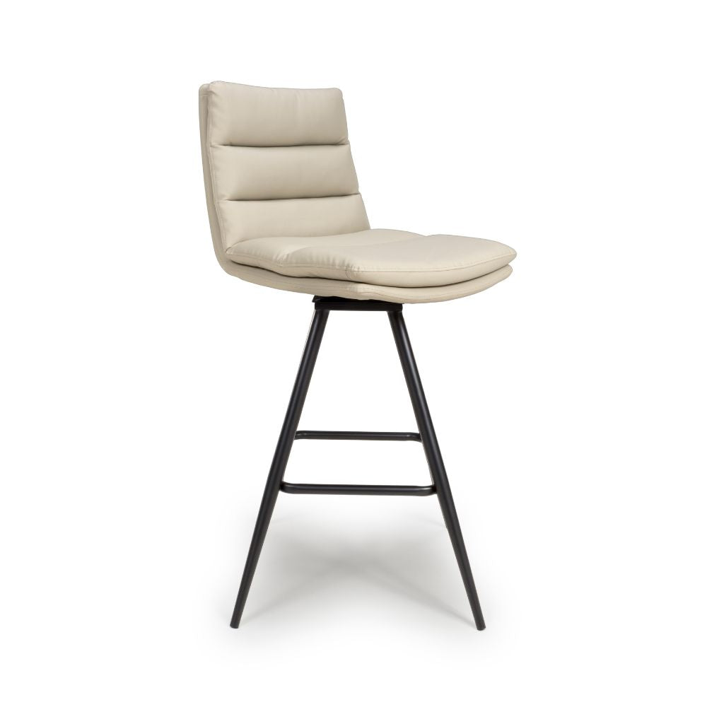 Nobo Swivel Counter Chair - Set of 2 - Taupe - Image 5