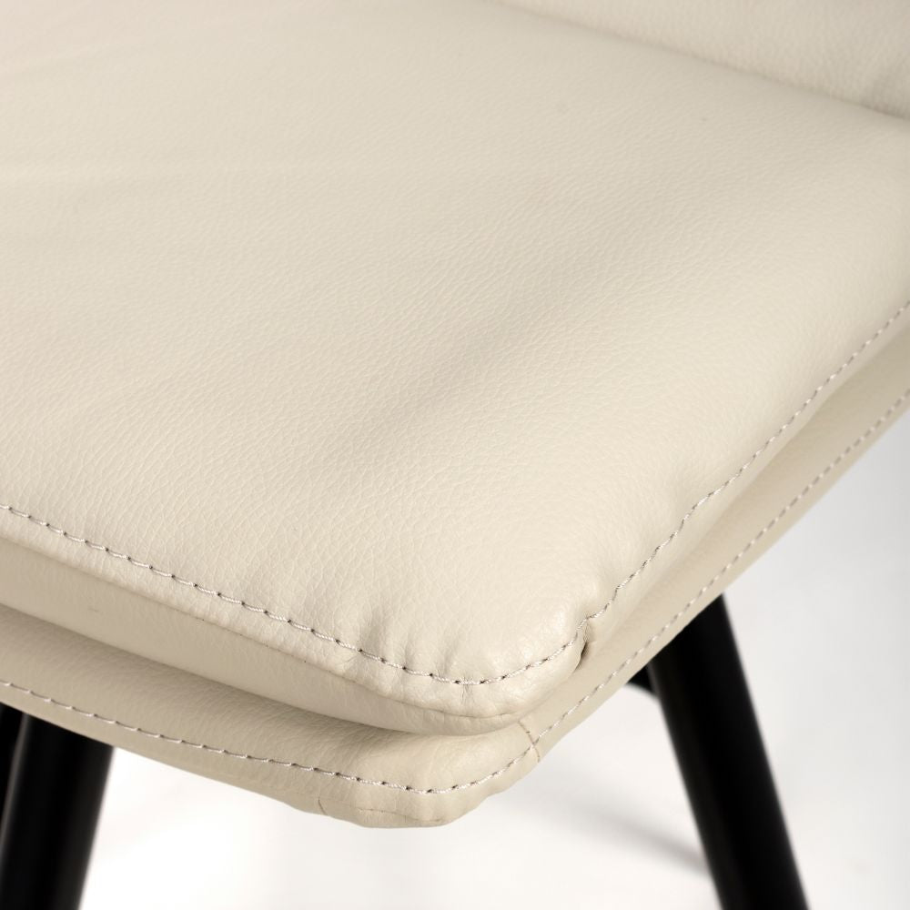 Nobo Swivel Counter Chair - Set of 2 - Taupe - Image 6
