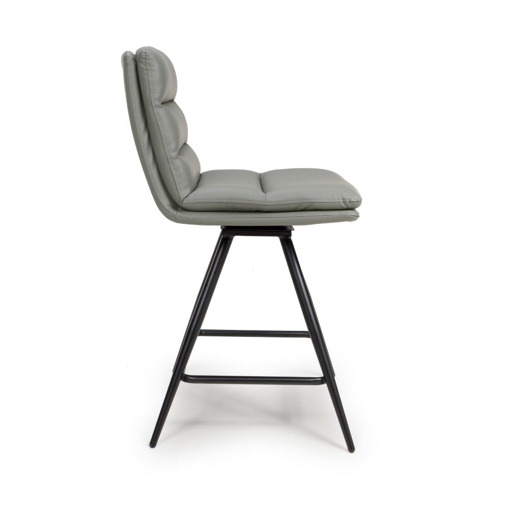 Nobo Swivel Counter Chair - Set of 2 - Truffle - Image 3