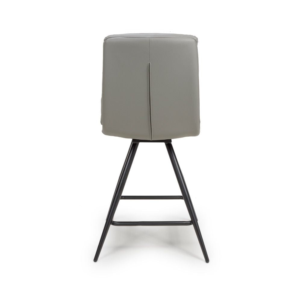 Nobo Swivel Counter Chair - Set of 2 - Truffle - Image 4