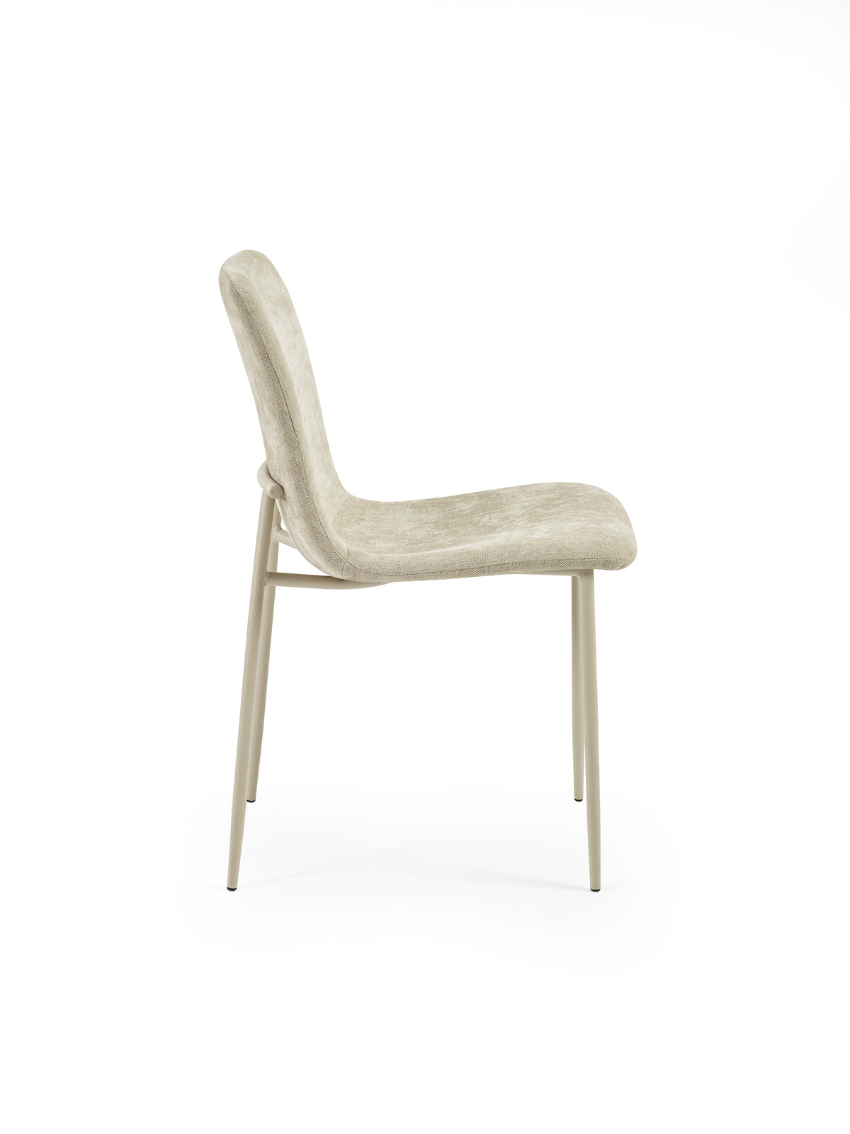 Nora Upholstered Dining Chair (Set of 4) - Cream Chenille