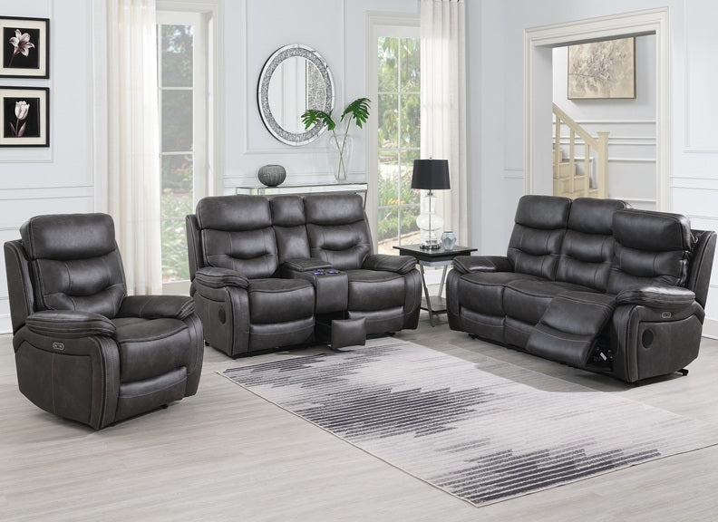 Noah 3PP+2PP+PP Grey Sofas