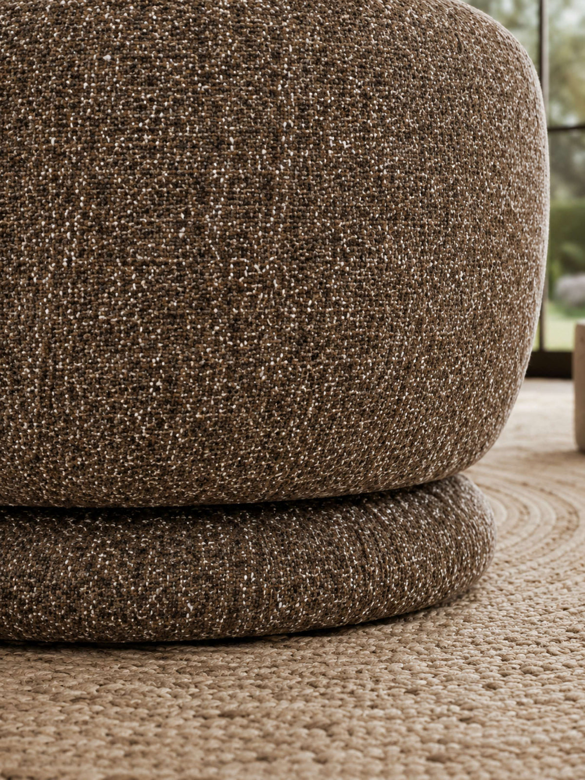 Orla Swivel Accent Chair - Hazelnut Chenille
