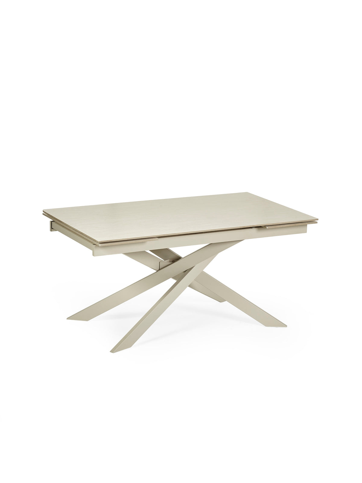 Osaka Stone Effect 160-200cm Rectangular Extending 6-8 Seater Dining Table