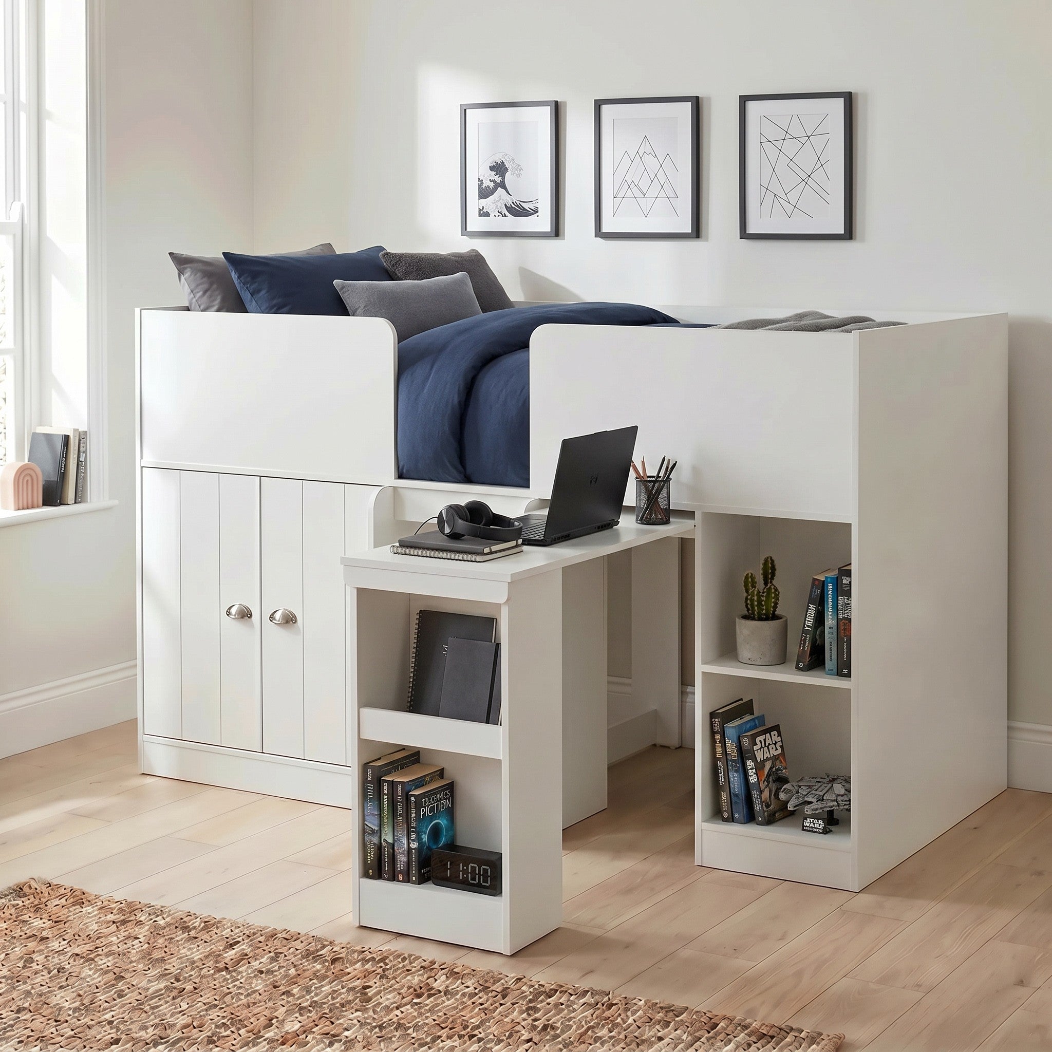 Orlando Study Bunk White