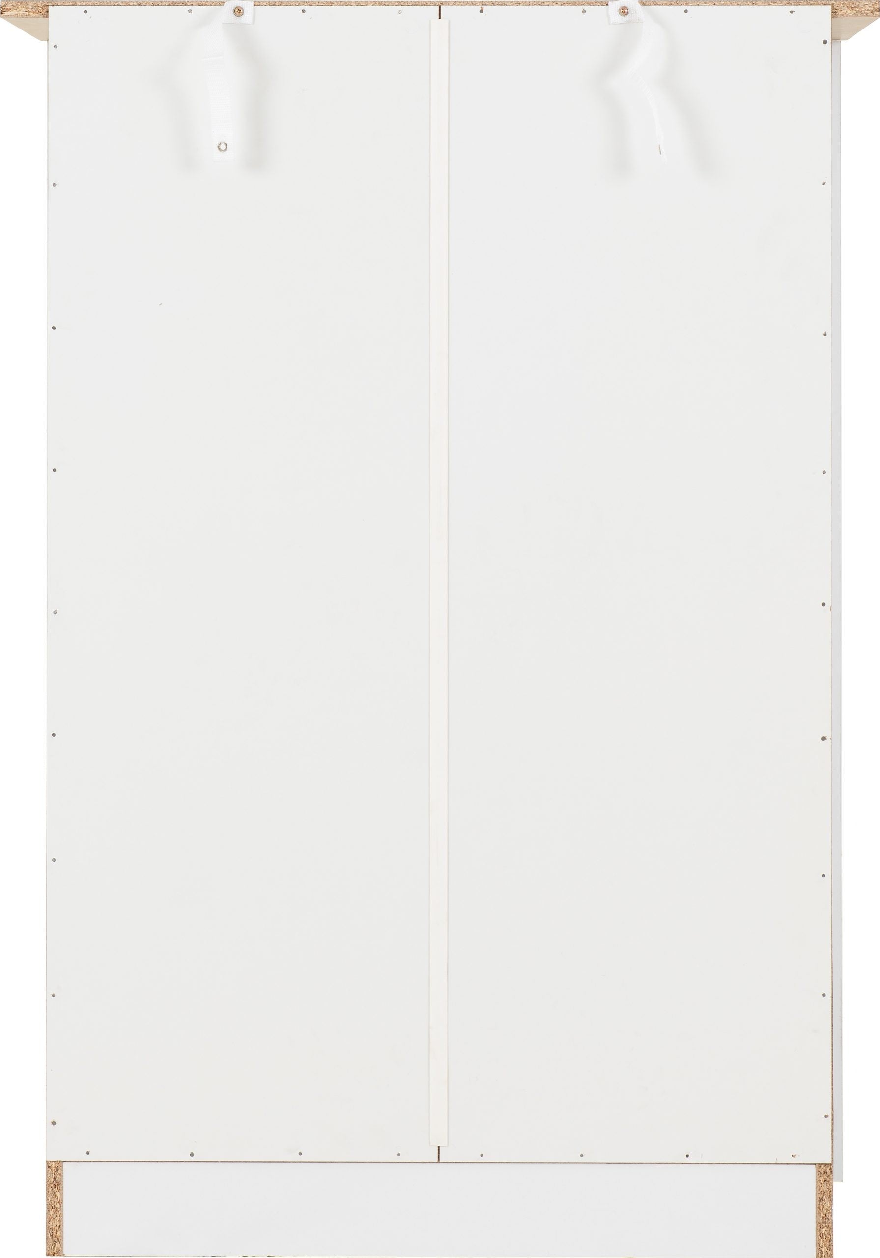 Portland 3+2 Drawer Chest White/Oak Effect