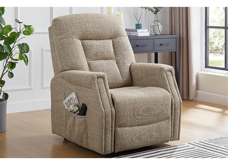 Prescot Electric Lift & Rise Chair – Dual Motor Recliner in Oatmeal