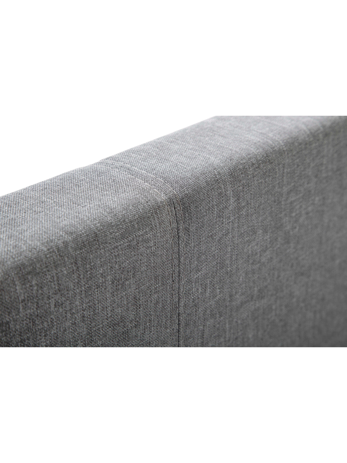 Rialto Upholstered Bed - Grey Linen, Small Double