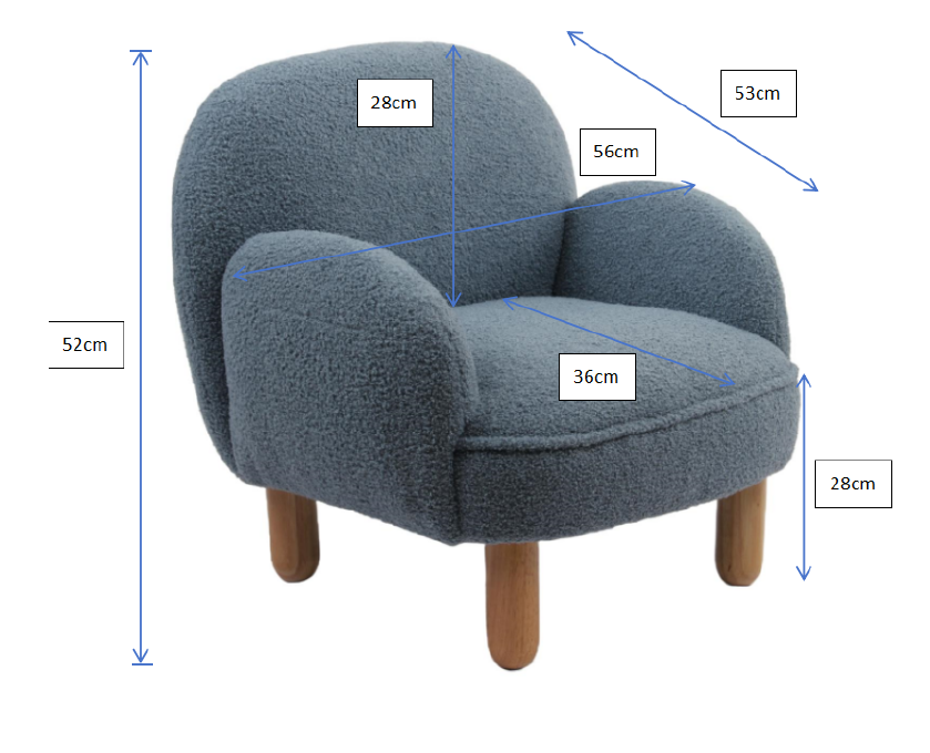 Rocky Sofa Simple Mini Bouclé Davis Beige
