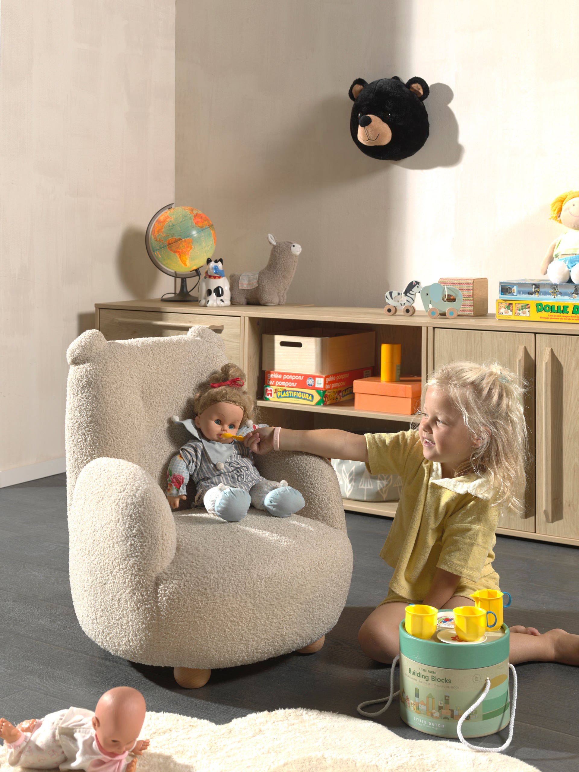 Rocky Sofa Bear Mini Bouclé Davis Beige