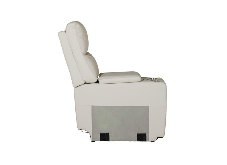 Russo Corner Group Electric Reclining Sofa – Stone Leather With USB Ports (4pcs)