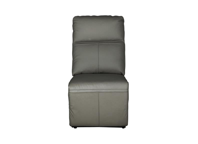 Russo Corner Group Electric Reclining Sofa – Ash Leather With USB Ports (4pcs)