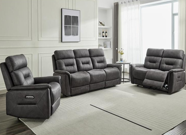 Rowan Powered Grey 2PP Sofa