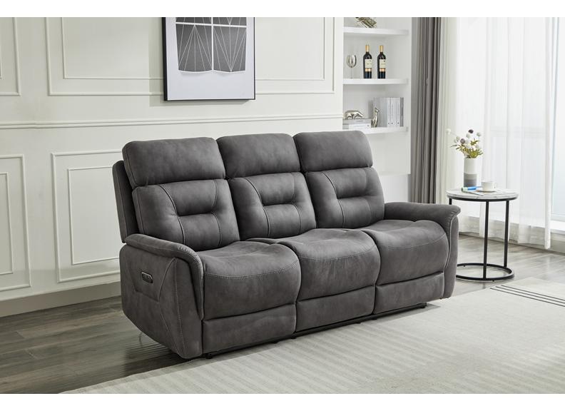 Rowan Powered Grey 3PP Sofa