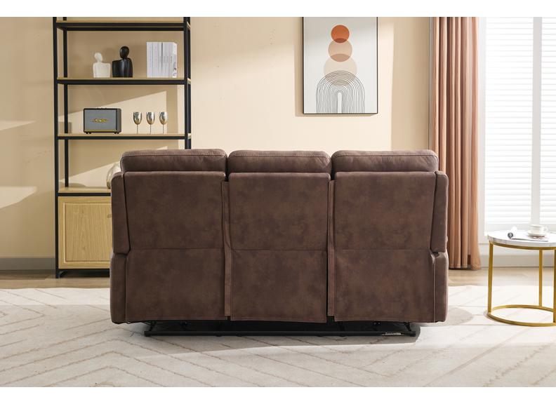 Rowan Chocolate 3PP Sofa - back