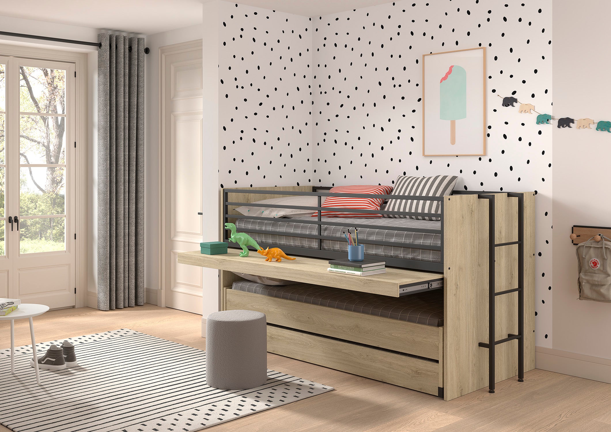 Sam Mid Sleeper (86) 90 X 200 Cm Oak