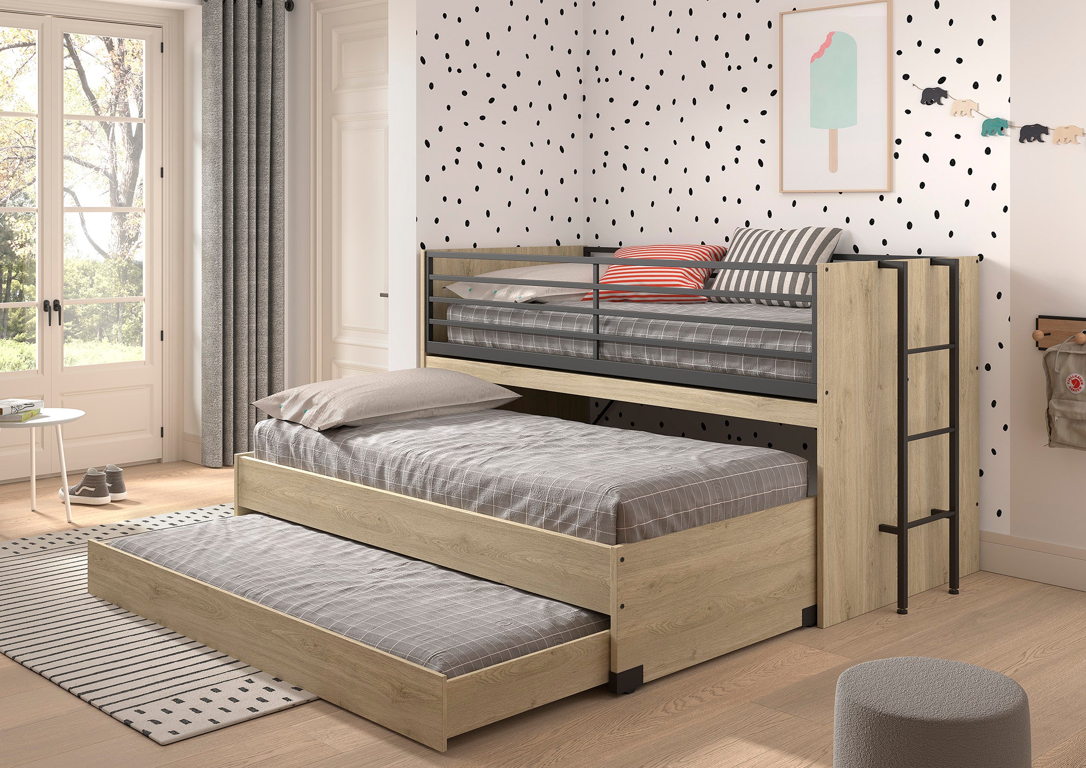 Sam Mid Sleeper (86) 90 X 200 Cm Oak