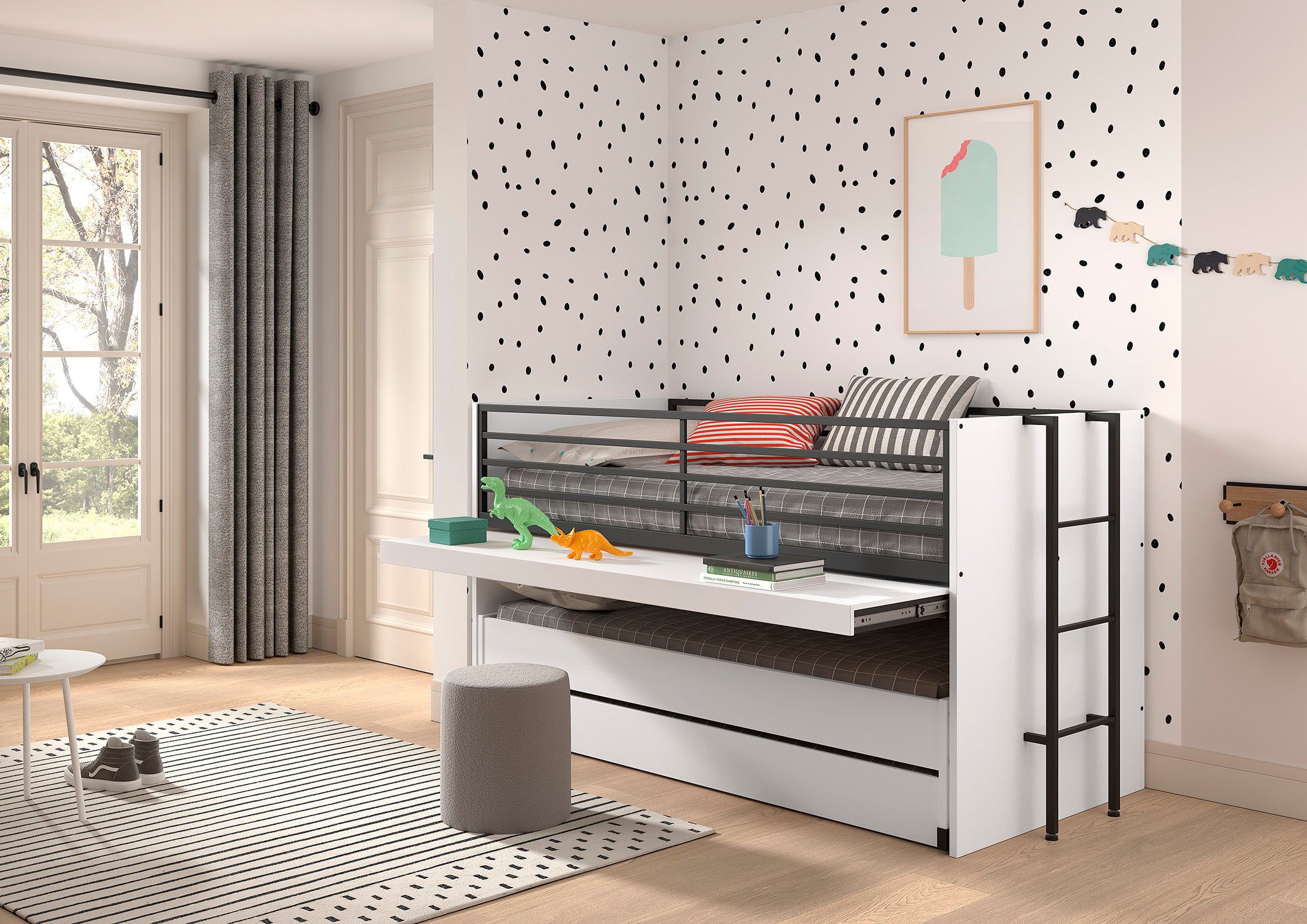 Sam Mid Sleeper (86) 90 X 200 Cm White