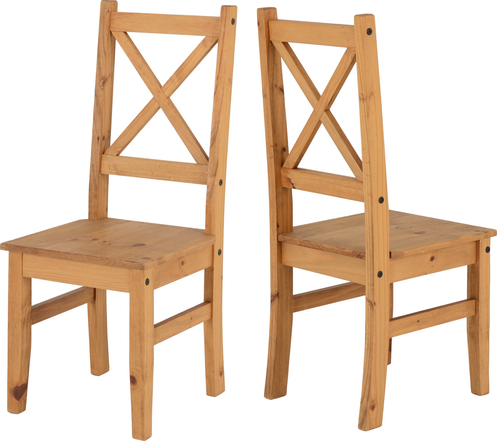 Salvador Chair (Box of 2) Distressed Waxed Pine