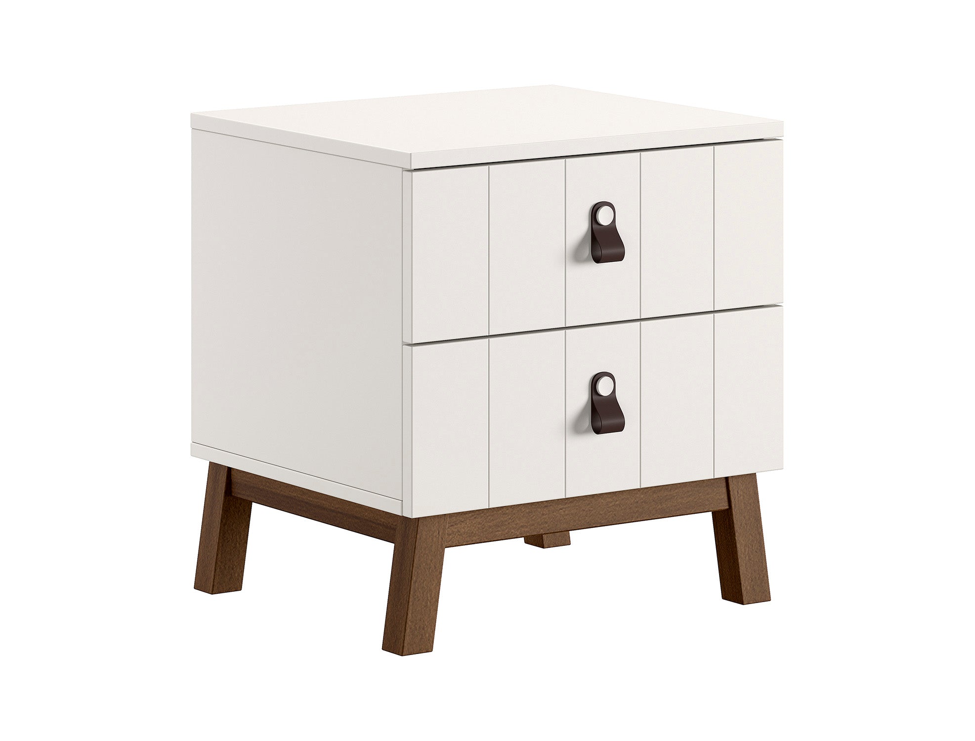 Sezane Nightstand Clay/Walnut