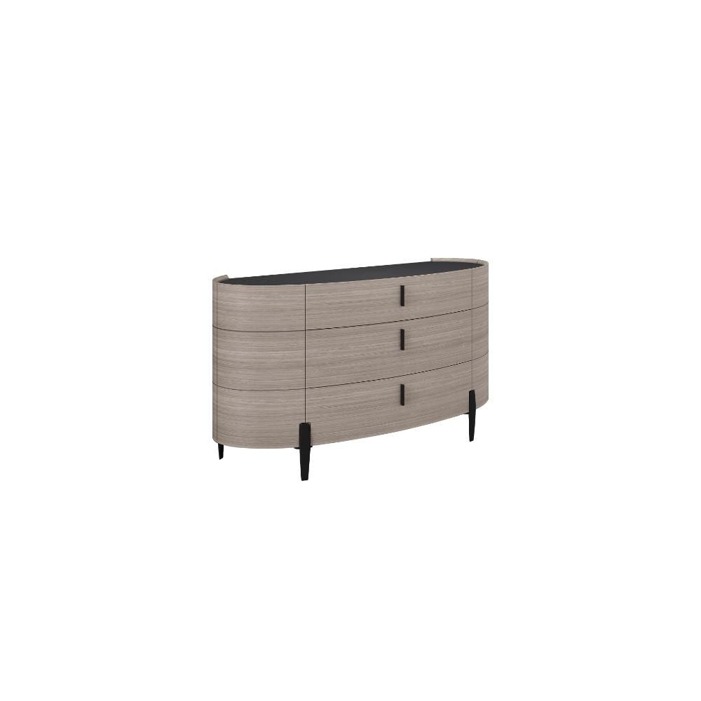 Siena Large 3 Drawer 2 Door Chest