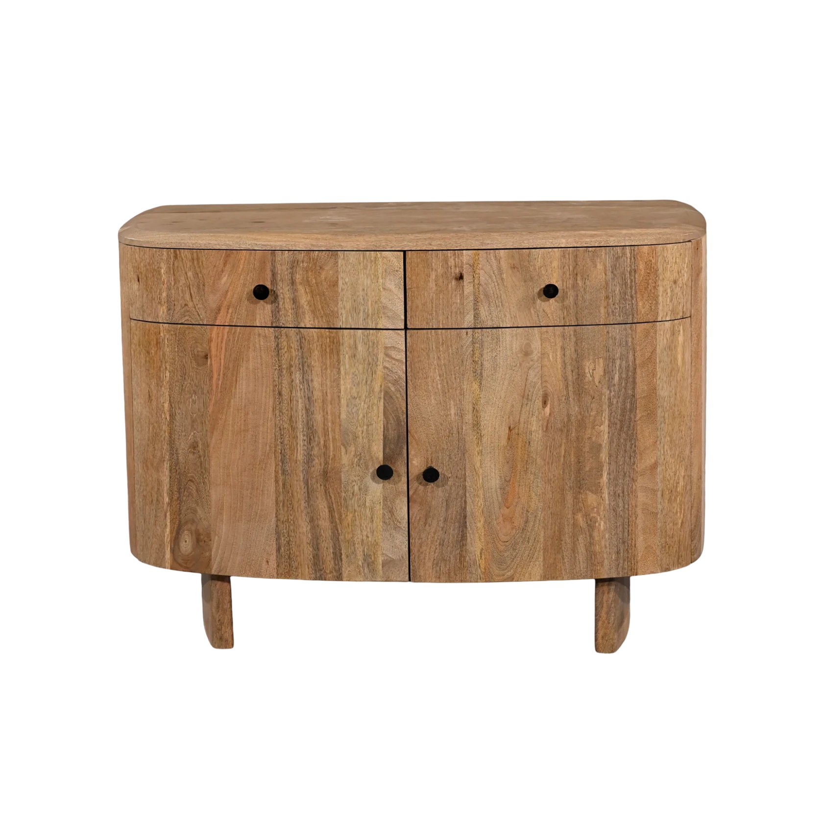 Sindhu 2 Door Sideboard – Solid Mango Wood Natural Finish