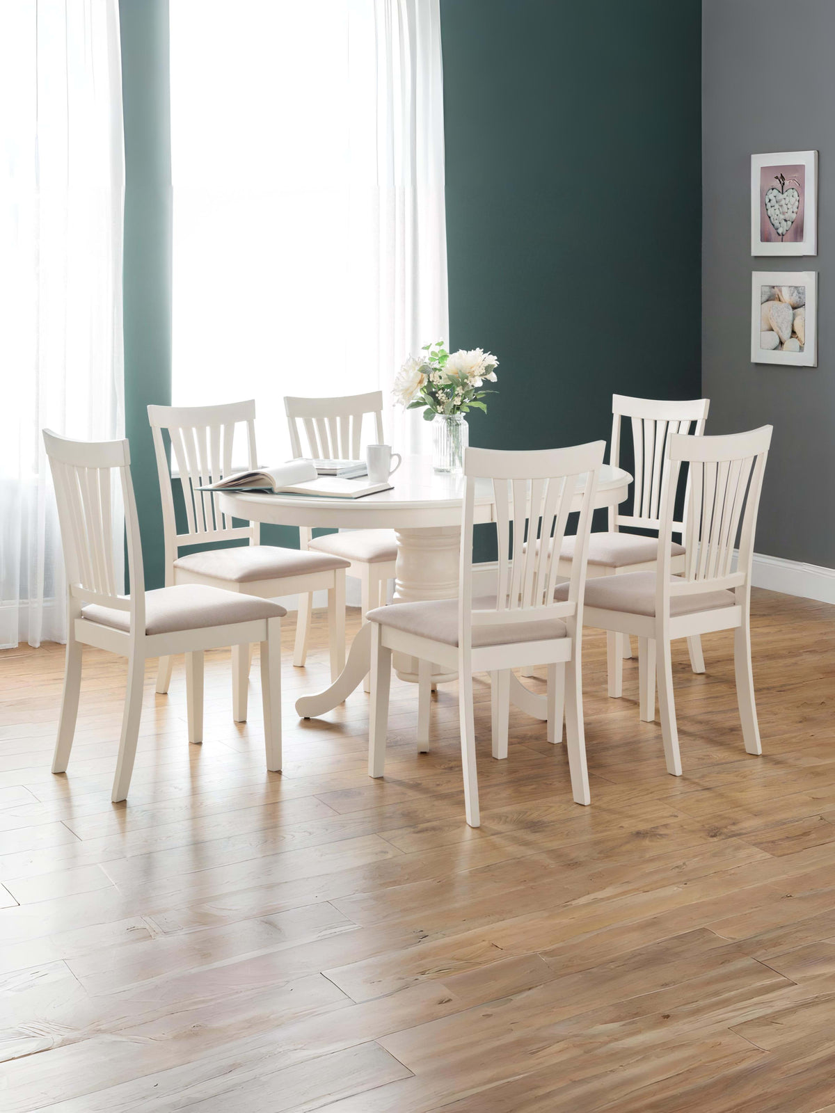 Set Of 2 Stanmore Ivory Chairs