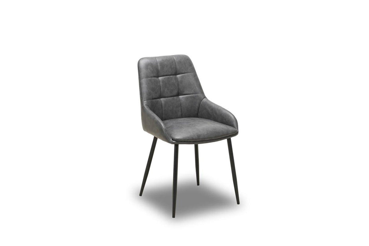 Stella Dining Chair Grey PU