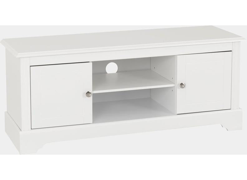 STRATFORD 2 DOOR TV UNIT - WHITE