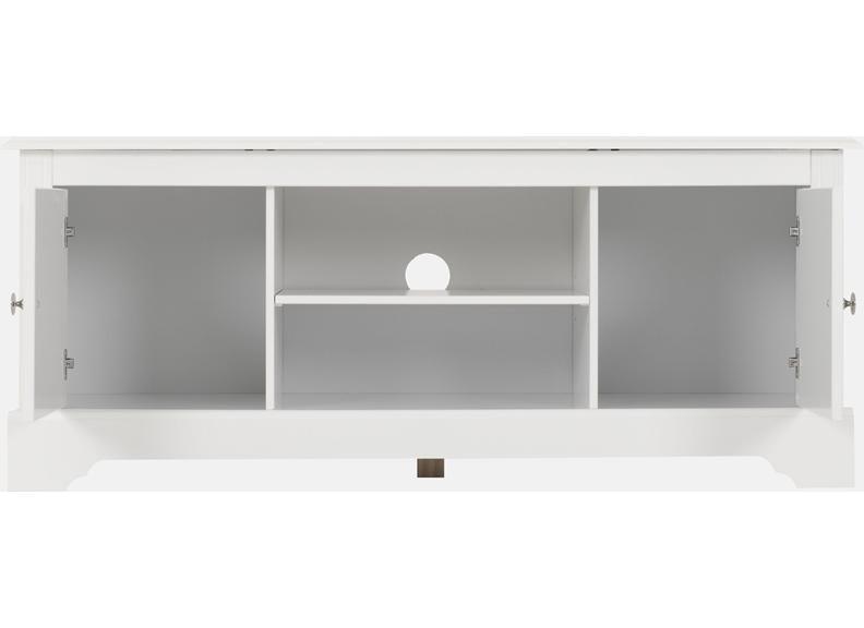 STRATFORD 2 DOOR TV UNIT - WHITE