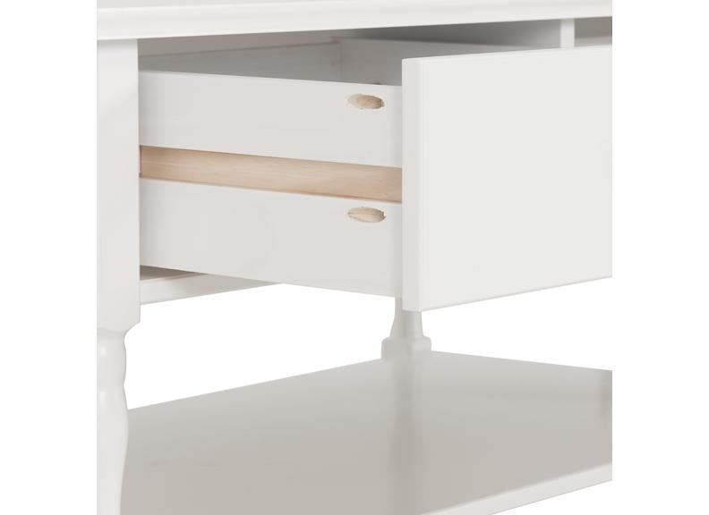 STRATFORD 2 DRAWER COFFEE TABLE - WHITE