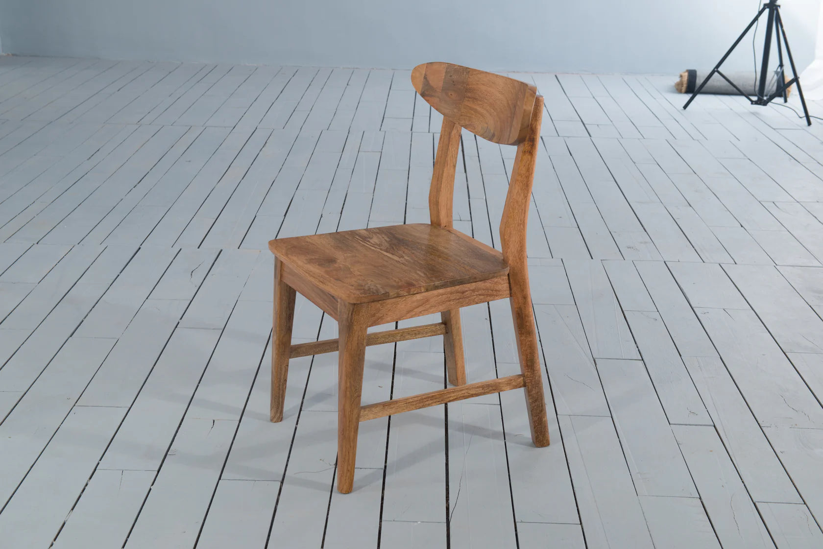 Surya Chair – Natural Mango Wood Dining Chairs (Set of 2)