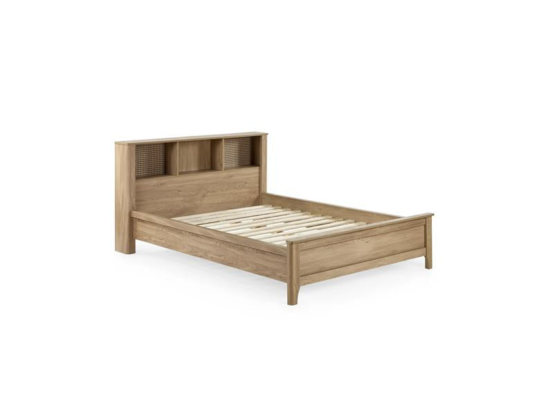 Sydney Oak Rattan Bed