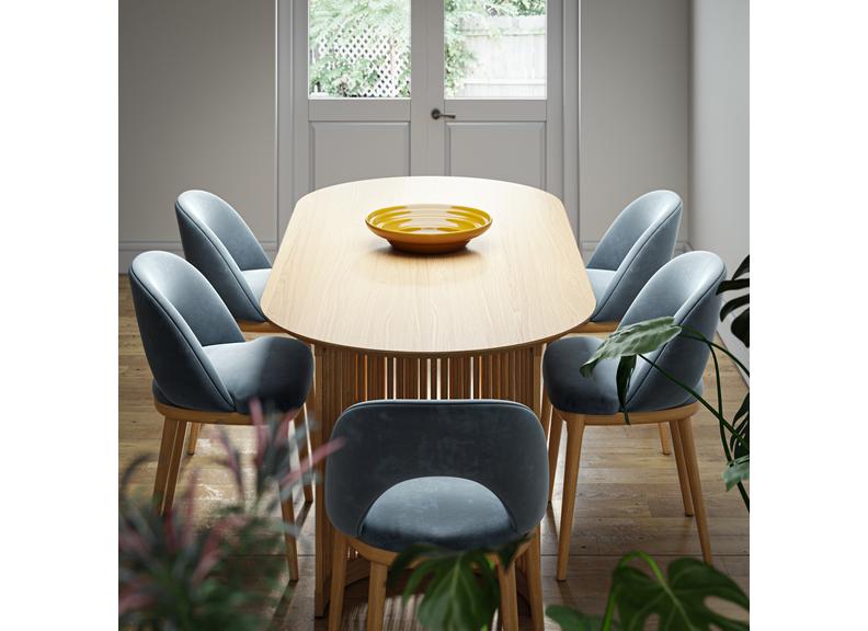 Kingsbridge Dining Chairs – Velvet, Chenille Or PU Upholstery | Five Colour Options