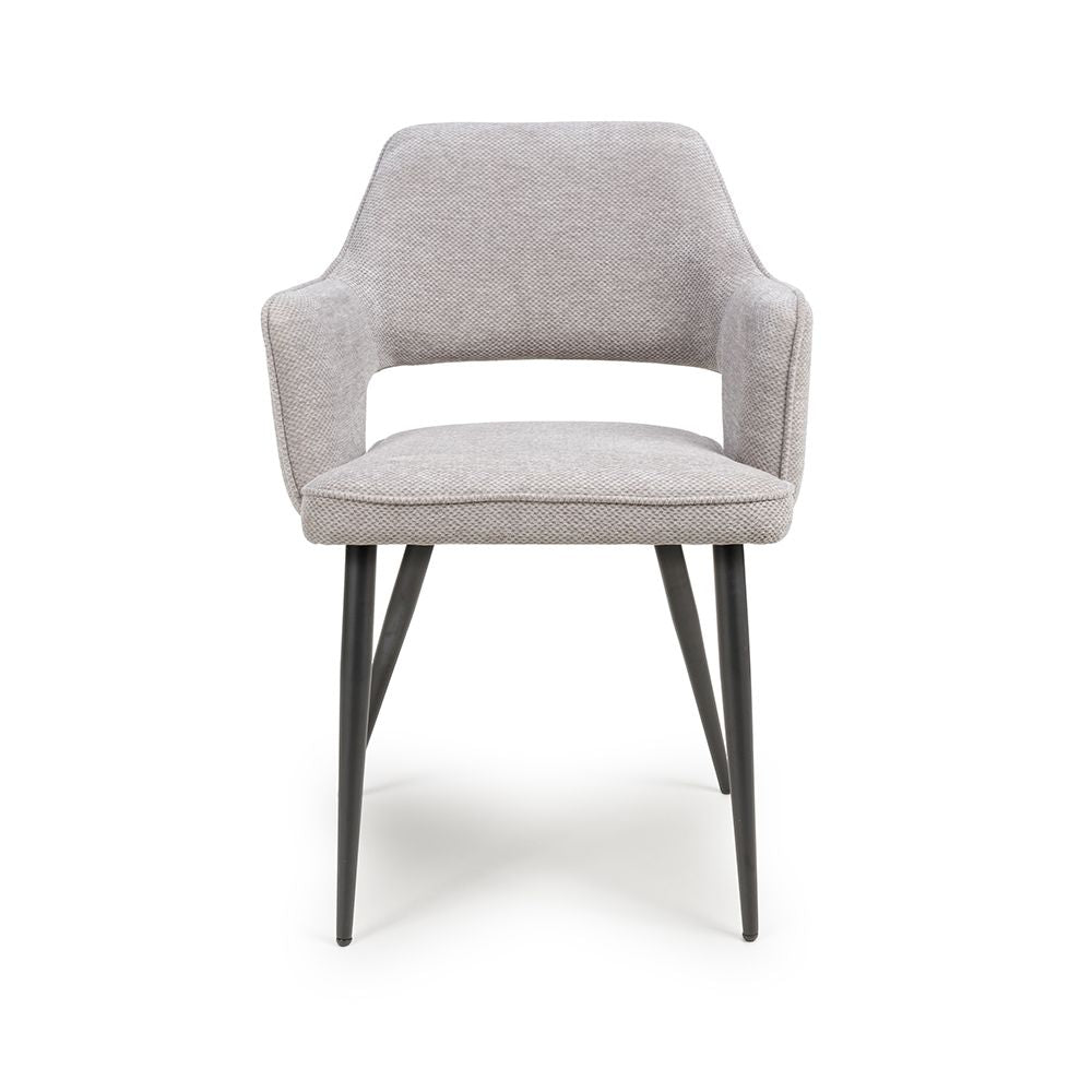 Ted Chair - Set of 2 - Pewter - Image 1