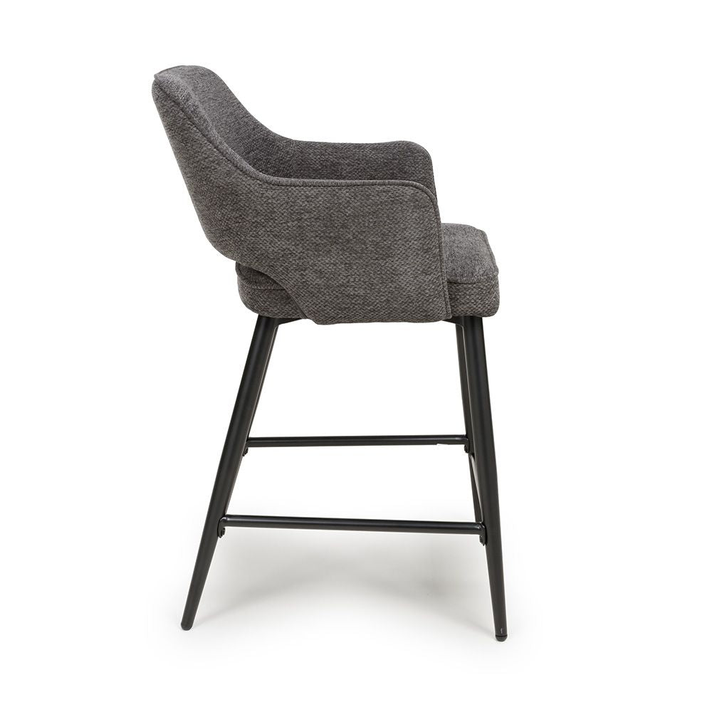 Ted Counter Chair - Set of 2 - Grey - Image 3