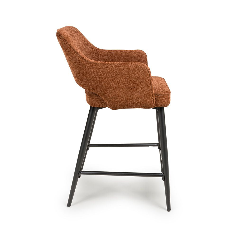 Ted Counter Chair - Set of 2 - Rust - Image 3