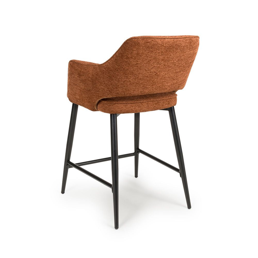 Ted Counter Chair - Set of 2 - Rust - Image 4
