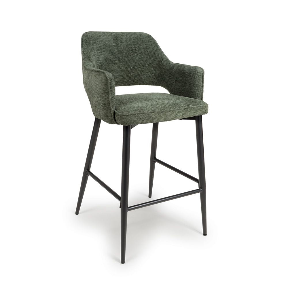 Ted Bar Chair - Set of 2 - Green - Image 2