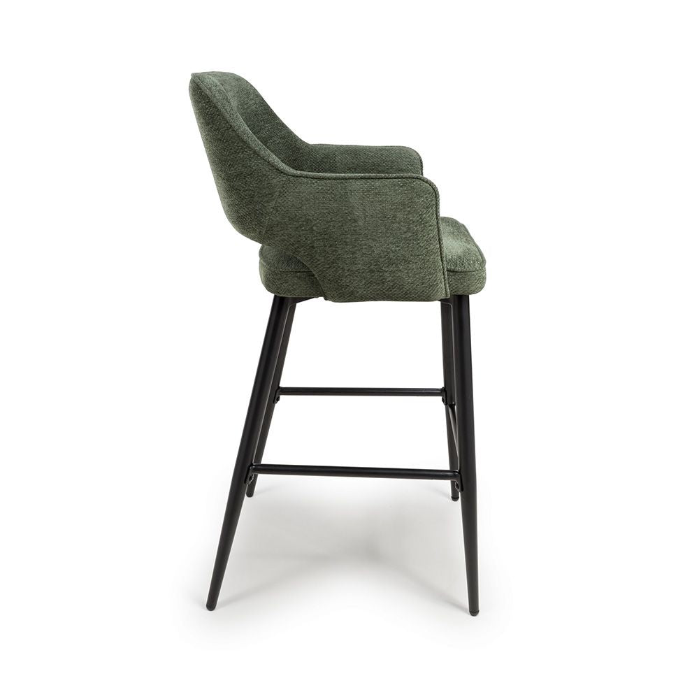 Ted Bar Chair - Set of 2 - Green - Image 3