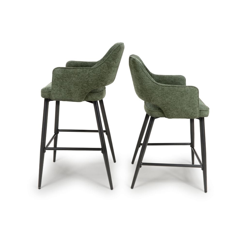Ted Bar Chair - Set of 2 - Green - Image 6