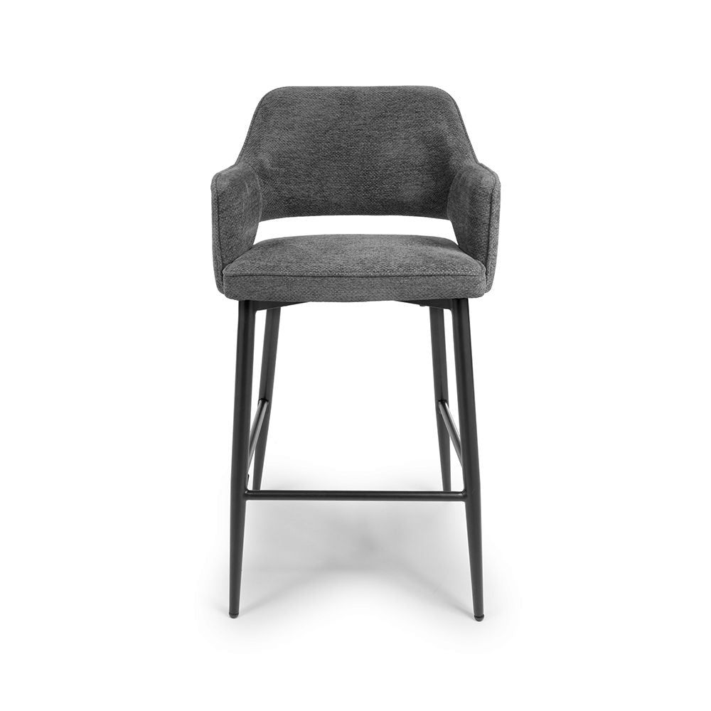 Ted Bar Chair - Set of 2 - Grey - Image 1