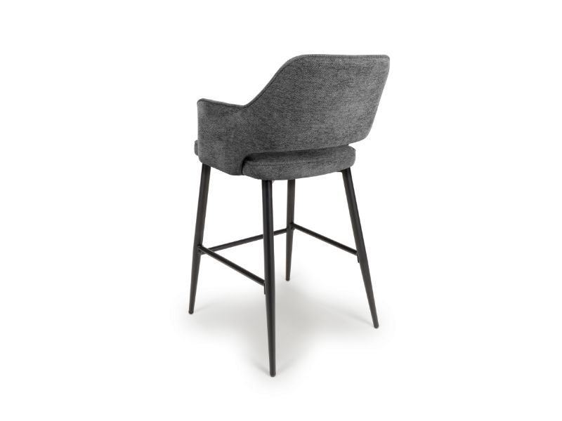 Ted Bar Chair - Set of 2 - Grey - Image 4