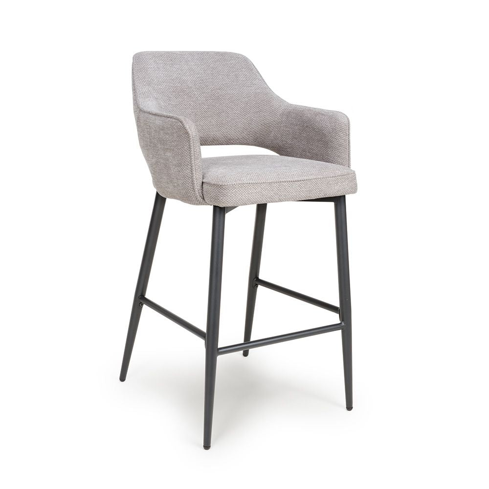 Ted Bar Chair - Set of 2 - Pewter - Image 2