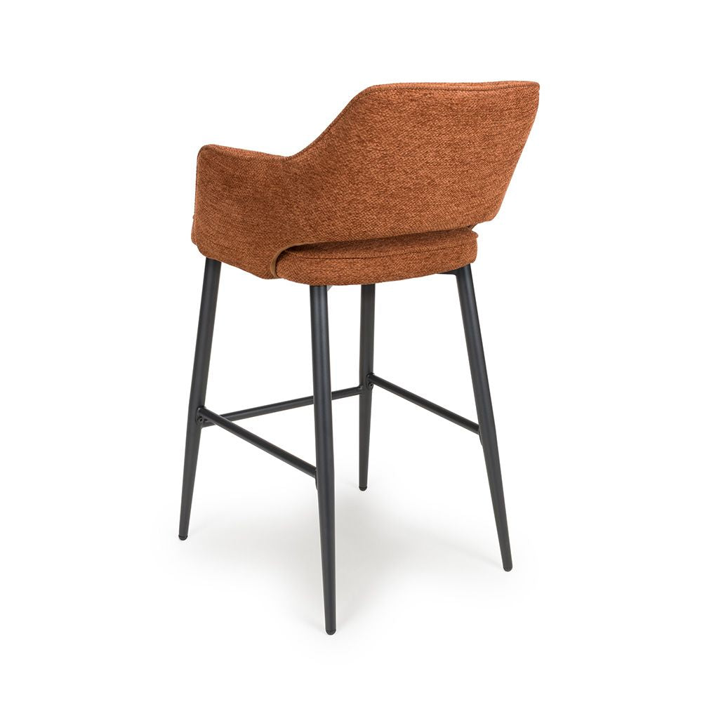 Ted Bar Chair - Set of 2 - Rust - Image 4