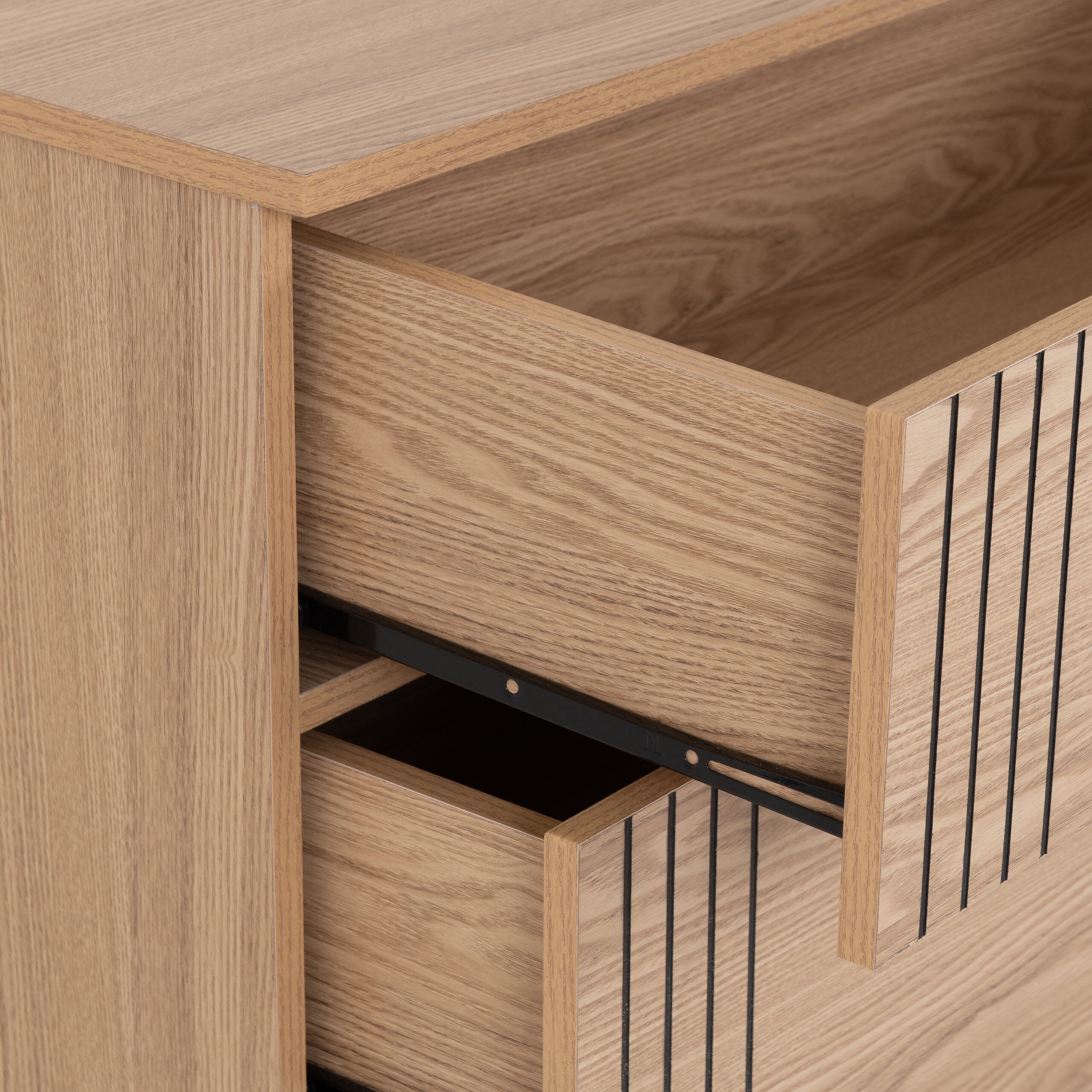 Tessa 3 Drawer Chest - Natural Oak Effect